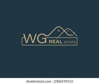 WG Real Estate  Consultants Logo Design Vectors images. Luxury Real Estate Logo Design
