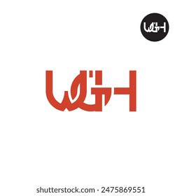 WGH Logo Letter Monogram Design