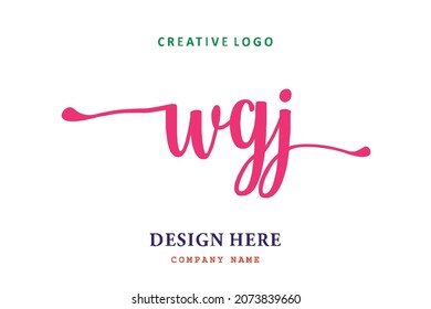 WGJ lettering logo is simple, easy to understand and authoritative