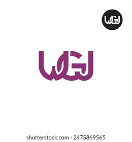 WGJ Logo Letter Monogram Design