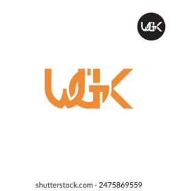 WGK Logo Letra Monograma Diseño