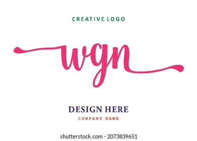 El logotipo de la inscripción WGN es sencillo, fácil de entender y autorizado