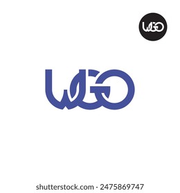 WGO Logo Letter Monogram Design