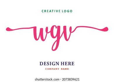 WGV lettering logo is simple, easy to understand and authoritative