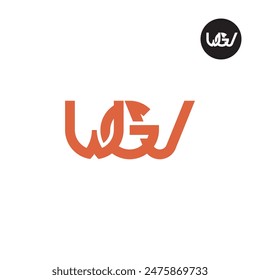 WGV Logo Letter Monogram Design