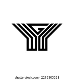 WGW letter logo creative design with vector graphic, WGW simple and modern logo.