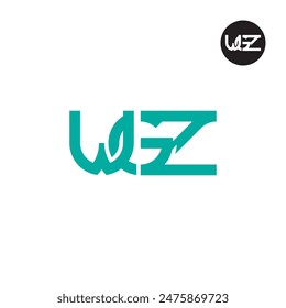 WGZ Logo Buchstabe Monogramm Design
