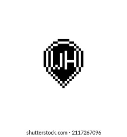 WH creative letter logo design concept for sale in high quality professional design that will print well across any print media