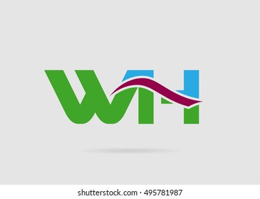 WH initial company group logo