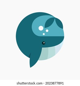 Whale Animal Ocean Sea Logo Icon Symbol