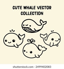 Whale animal vector illustration graphic