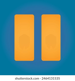 whale arrow sign flat vector icon