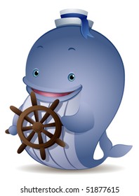 Whale Captain - Vector