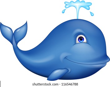 Whale cartoon