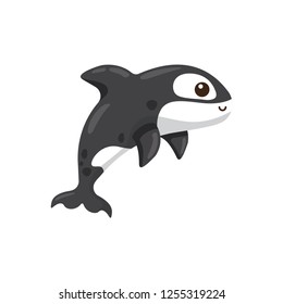 whale cartoon icon