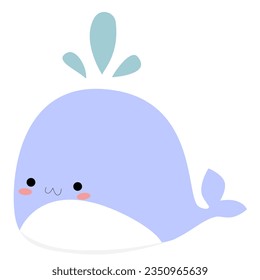 whale cartoon vector for illustration ,design ,design
