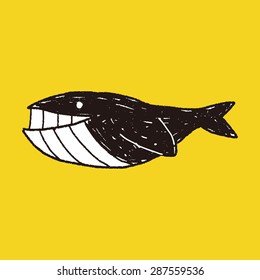 Whale doodle