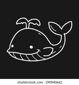 whale doodle