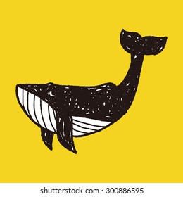 whale doodle
