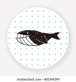 Whale doodle