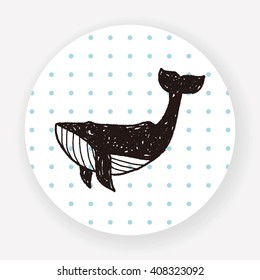 whale doodle