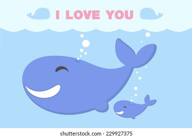 whale family