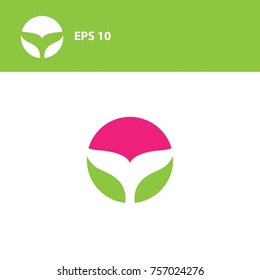 whale flower logotype