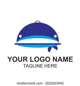 whale and food table cover
