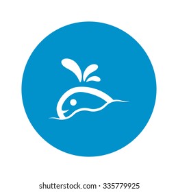 Whale icon. 