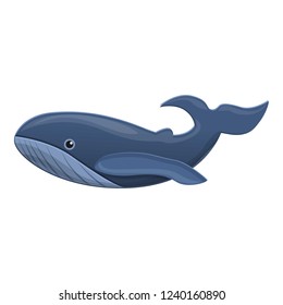 Whale icon. Cartoon of whale vector icon for web design isolated on white background