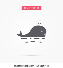 whale icon design