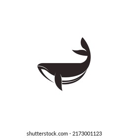 Whale icon logo design illustration template vector