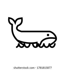 whale icon or logo isolated sign symbol vector illustration - high quality black style vector icons
