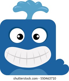 Whale Icon - Vector Illustration