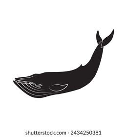 Whale icon vector illustration simple design