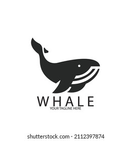 whale icon vector illustration template design