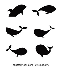 whale icon vector illustration template design