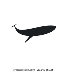 Whale icon vector. Sperm whale illustration sign. Fish symbol. Ocean logo.