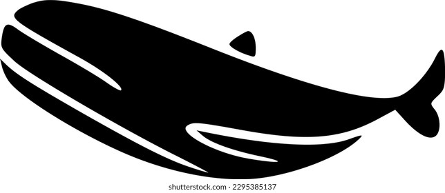 Whale icon vector symbol design illustration