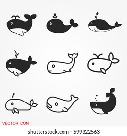 Whale icons