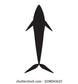Whale illustration. Vector