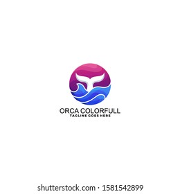 whale Illustration Vector Template. Suitable for Creative Industry, Multimedia, entertainment, Educations, Shop, and any related business