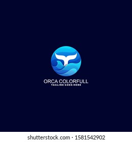 whale Illustration Vector Template. Suitable for Creative Industry, Multimedia, entertainment, Educations, Shop, and any related business