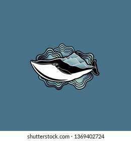 Whale island logo