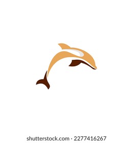whale logo color motif on white background