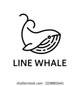 Wal-Logo-Design, einfacher Stil, Vektorgrafik