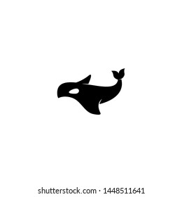 Whale Logo Design Vector Template