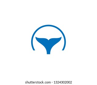 Whale logo icon 