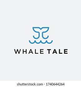 whale logo / whale icon