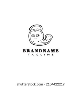whale logo icon design template modern vector illustration